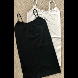 2 Sugarlips camisoles in black and white